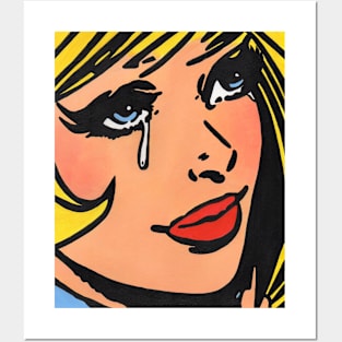 Pop Art Comic Girl 1 Posters and Art